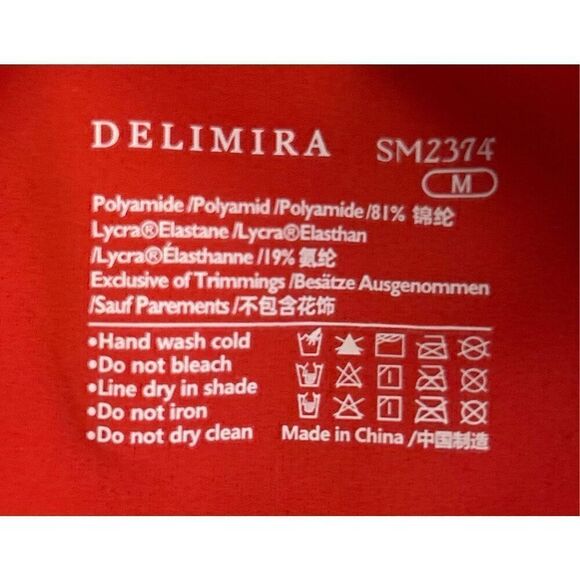 Delimira Front Closure Bra Size Medium - Picture 3 of 4